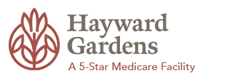 Hayward Gardens 5-star Medicare logo